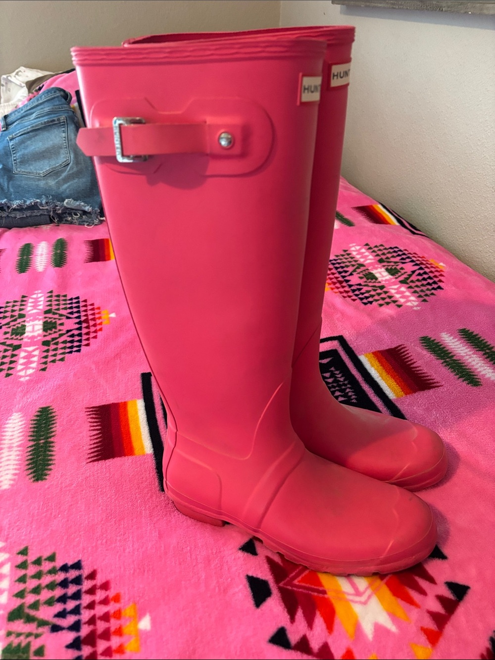 Hunter Tall Rain Boots - Hot Pink